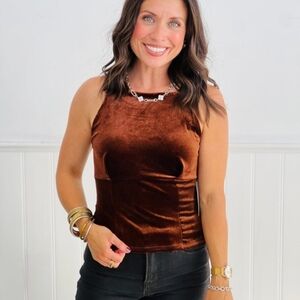 Walker rose iris suede chocolate brown bow top